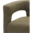 Meridian Furniture Athena Olive Green Boucle Fabric Accent/Dining Chair