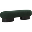 Meridian Furniture Robertson Green Boucle Fabric Bench