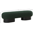 Meridian Furniture Robertson Green Boucle Fabric Bench