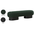 Meridian Furniture Robertson Green Boucle Fabric Bench