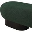 Meridian Furniture Robertson Green Boucle Fabric Bench