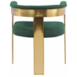Meridian Furniture Romeo Green Boucle Fabric Dining Chair (Set of 2)
