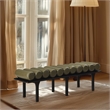 Meridian Furniture Landon Olive Green Vegan Leather Bench