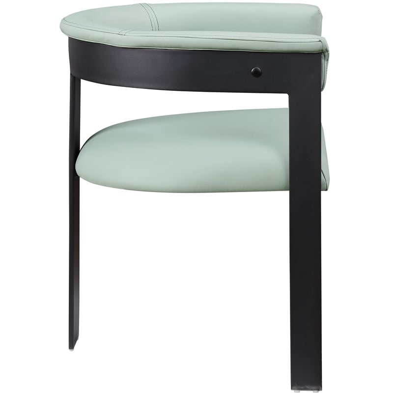 Meridian Furniture Romeo Mint Green Vegan Leather Dining Chair (Set of 2)