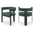 Meridian Furniture Romeo Green Boucle Fabric Dining Chair (Set of 2)