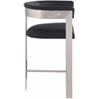 Meridian Furniture Romeo Black Vegan Leather Counter Stool (Set of 2)