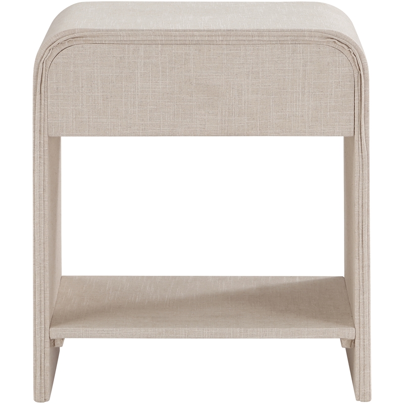 Meridian Furniture Medley Cream Night Stand / Side Table