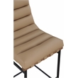 Meridian Furniture Burke Tan Vegan Leather Counter Stool