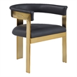 Meridian Furniture Romeo Black Vegan Leather Dining Chair (Set of 2)