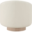 Meridian Furniture Gibson Cream Vegan Leather Swivel Accent Chair