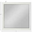 Meridian Furniture Kent Cream Mirror