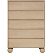 Meridian Furniture Kent Natural Solid Ash Wood Chest