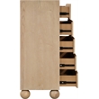 Meridian Furniture Kent Natural Solid Ash Wood Chest