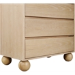 Meridian Furniture Kent Natural Solid Ash Wood Chest