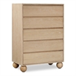 Meridian Furniture Kent Natural Solid Ash Wood Chest