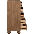 Meridian Furniture Kent Walnut Solid Ash Wood Chest