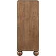 Meridian Furniture Kent Walnut Solid Ash Wood Chest