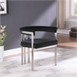 Meridian Furniture Marcello Black Velvet Dining Chair (Set of 2)