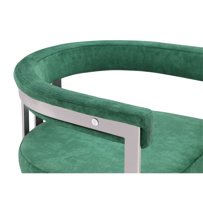 Meridian Furniture Marcello Green Velvet Dining Chair (Set of 2)