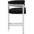 Meridian Furniture Marcello Black Velvet Counter Stool (Set of 2)