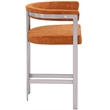 Meridian Furniture Marcello Cognac Velvet Counter Stool (Set of 2)