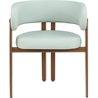 Meridian Furniture Gideon Mint Green Vegan Leather Dining Chair (Set of 2)