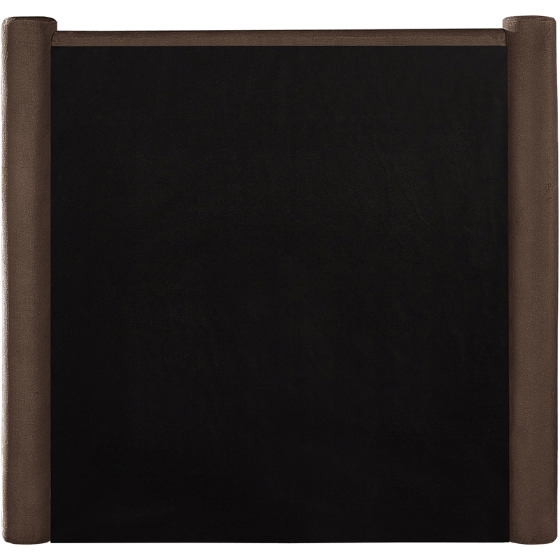 Meridian Furniture Elias Brown Velvet Twin Bed