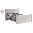Meridian Furniture Elias Cream Velvet Full Bed