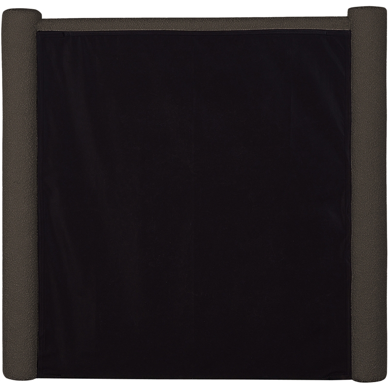 Meridian Furniture Elias Brown Boucle Fabric Twin Bed