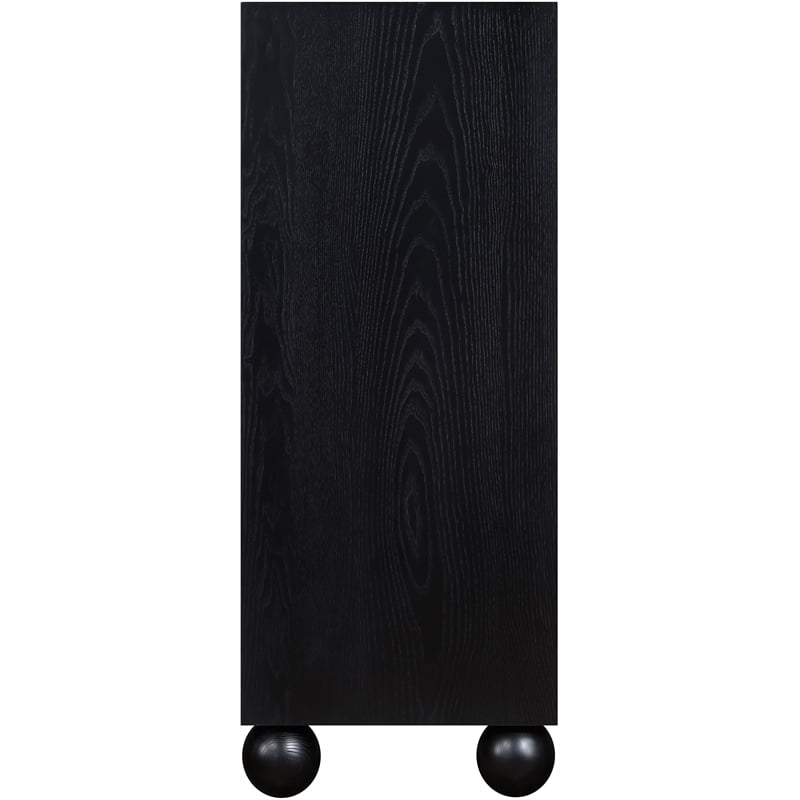 Meridian Furniture Kent Black Solid Ash Wood Chest