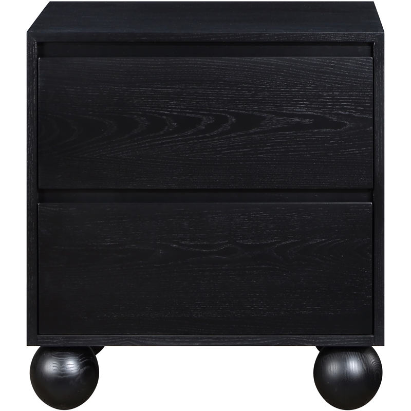 meridian furniture kent black night stand