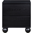 Meridian Furniture Kent Black Night Stand