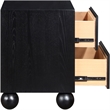 Meridian Furniture Kent Black Night Stand
