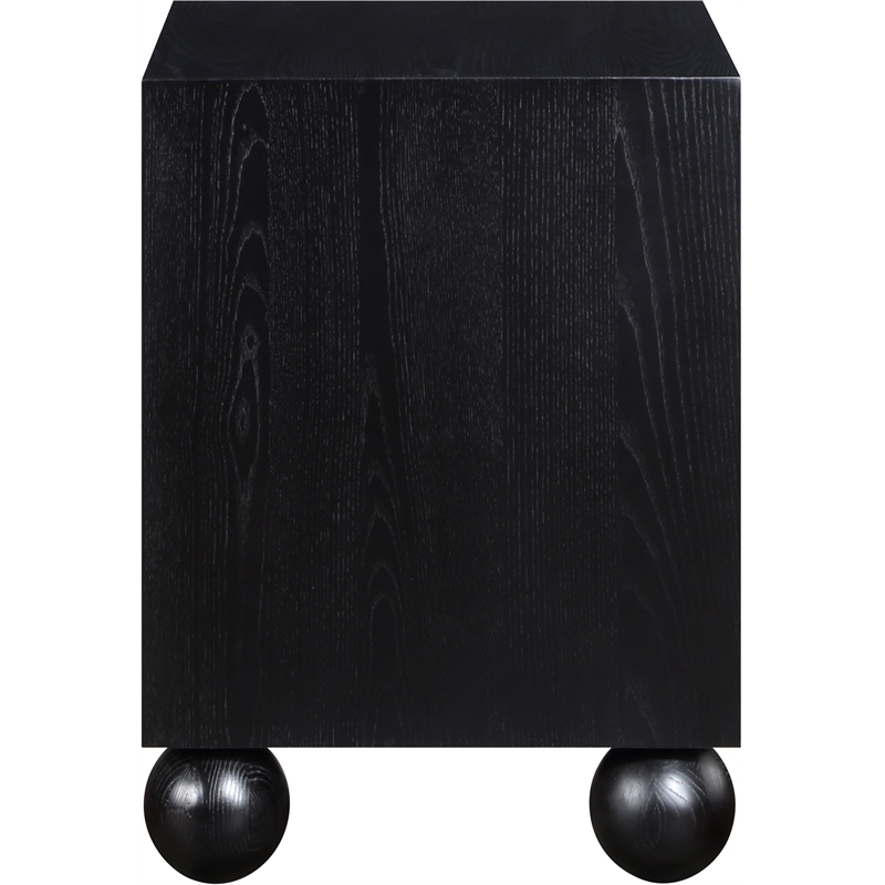 meridian furniture kent black night stand