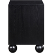 Meridian Furniture Kent Black Night Stand