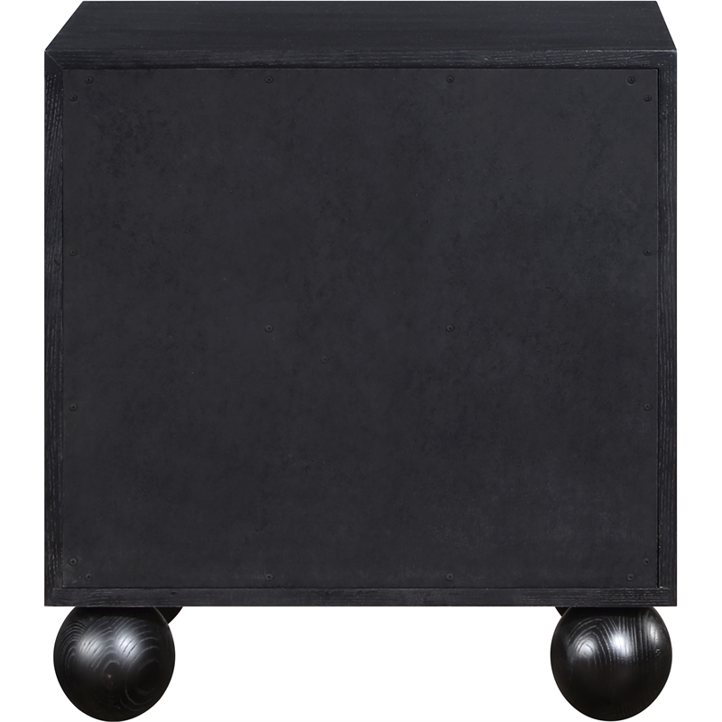 meridian furniture kent black night stand