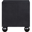 Meridian Furniture Kent Black Night Stand