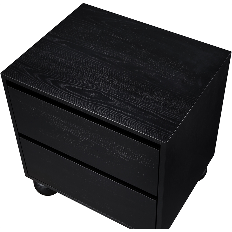 meridian furniture kent black night stand