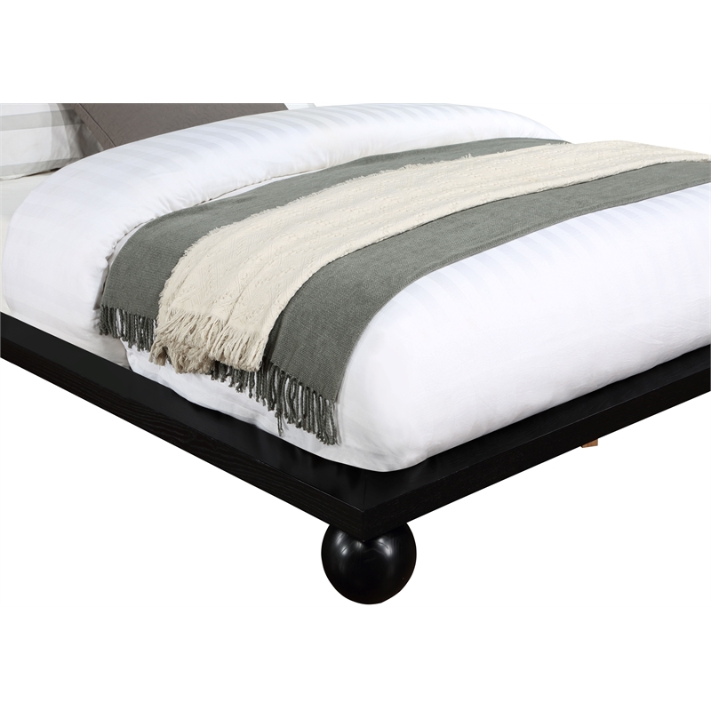 Meridian Furniture Kent Black Queen Bed