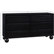 Meridian Furniture Kent Black Solid Ash Wood Dresser