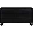 Meridian Furniture Kent Black Solid Ash Wood Dresser