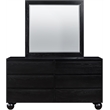 Meridian Furniture Kent Black Solid Ash Wood Dresser