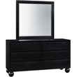 Meridian Furniture Kent Black Solid Ash Wood Dresser