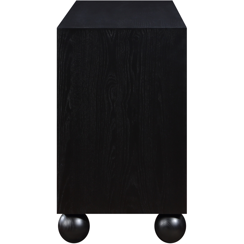 Meridian Furniture Kent Black Solid Ash Wood Dresser