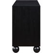Meridian Furniture Kent Black Solid Ash Wood Dresser