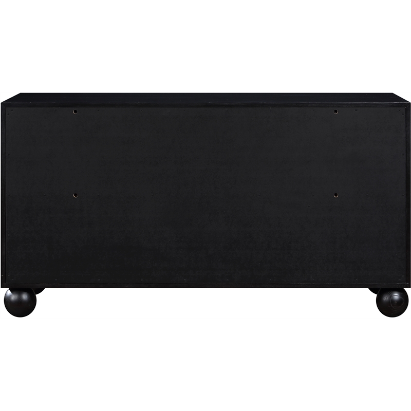 Meridian Furniture Kent Black Solid Ash Wood Dresser