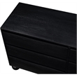 Meridian Furniture Kent Black Solid Ash Wood Dresser