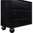 Meridian Furniture Kent Black Solid Ash Wood Dresser