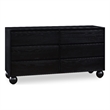 Meridian Furniture Kent Black Solid Ash Wood Dresser
