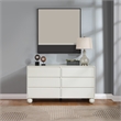 Meridian Furniture Kent Cream Solid Ash Wood Dresser